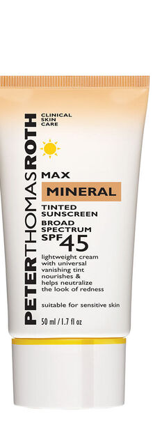 Peter Thomas Roth Max Mineral Tinted Sunscreen Broad Spectrum SPF 45 Peter Thomas Roth Max Mineral Tinted Sunscreen Broad Spectrum SPF 45